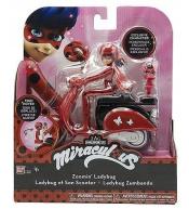 Figurka pojazd Miraculous, Biedronka i Czarny Kot - Skuter Biedronki, Bandai Figurka pojazd Miraculous, Biedronka i Czarny Kot - Skuter Biedronki, Bandai