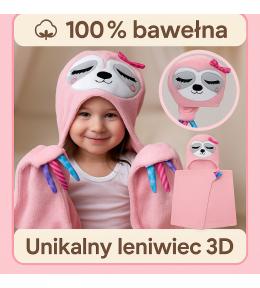 Ręcznik Dziecięcy Zoocchini Leniwiec Sadie Z Kapturem 100% Bawełna Ręcznik Dziecięcy Zoocchini Leniwiec Sadie Z Kapturem 100% Bawełna