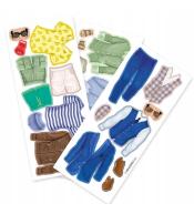 Magnetyczna Lalka Chłopiec – Ubieranka z 27 Elementami + Podstawka – Jiri Models