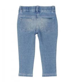 Boboli Tregginsy Dziewczęce 18M Jogg Denim Jasne Elastyczne Spodnie Lato