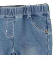 Boboli Tregginsy Dziewczęce 18M Jogg Denim Jasne Elastyczne Spodnie Lato