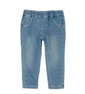 Boboli Tregginsy Dziewczęce 18M Jogg Denim Jasne Elastyczne Spodnie Lato