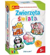 Magnesy na lodówkę Zwierzęta świata Ranok Creative