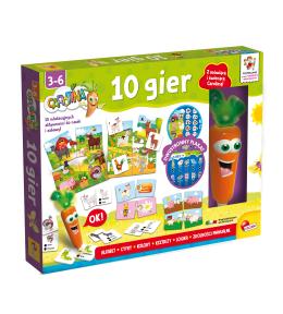 Carotina interaktywny zestaw 10 gier Lisciani Carotina interaktywny zestaw 10 gier Lisciani