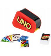 UNO Extreme! Mattel – gra karciana z elektronicznym wyrzutnikiem kart po zwrocie