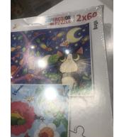 Puzzle Clementoni Supercolor 2x60 el. - Bugs - po zwrocie