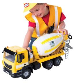 TOMY Big Works betoniarka IVECO ---uszkodzone opakowanie---