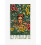 Szal „Frida Kahlo” 180×70 cm – miękki, lekki, artystyczny wzór, boho
