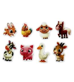 Puzzle 8w1 Puzzlika - Zwierzęta gospodarskie