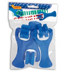 Wałki do malowania farbami JOVI - Niebieskie (3 szt.)