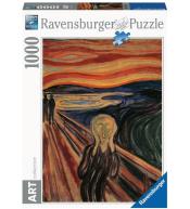 Puzzle Ravensburger Art Collection 1000 el. - Krzyk ---uszkodzone opakowanie---