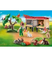 PLAYMOBIL Country - Klatki z królikami