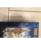 Puzzle Ravensburger 1000 el. - Białe święta (50 urodziny) ---uszkodzone opakowanie---