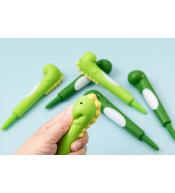 Długopis żelowy niebieski Squishy Dino