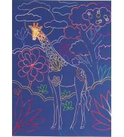 Djeco Wydrapywanka Natura DJ09728 – zestaw kreatywny 4 obrazki