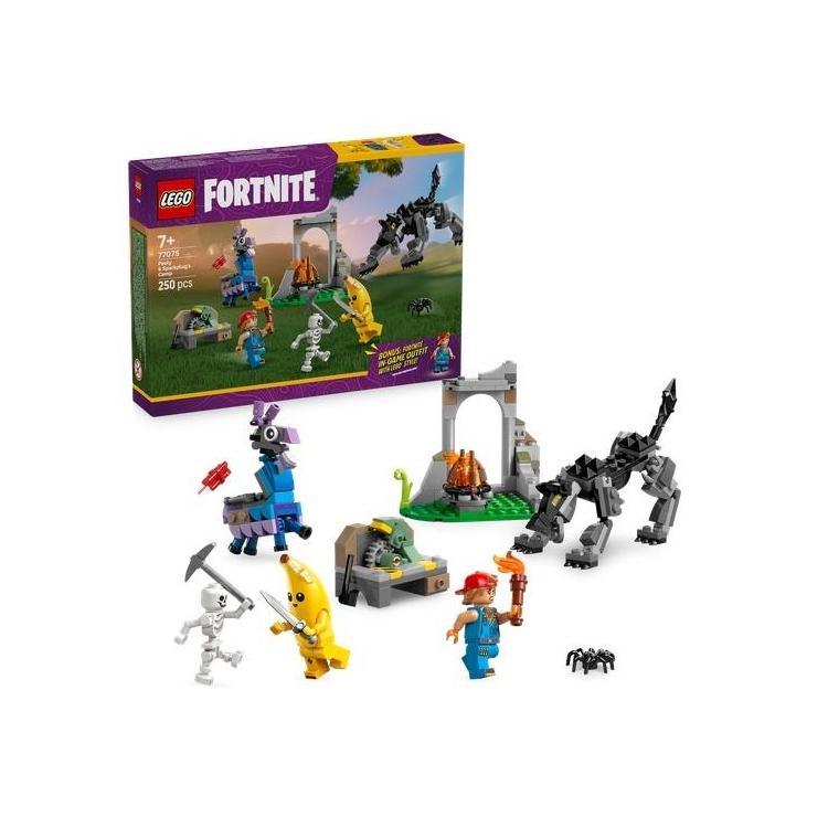 LEGO(R) FORTNITE 77075 Skórek i iskra oraz obóz