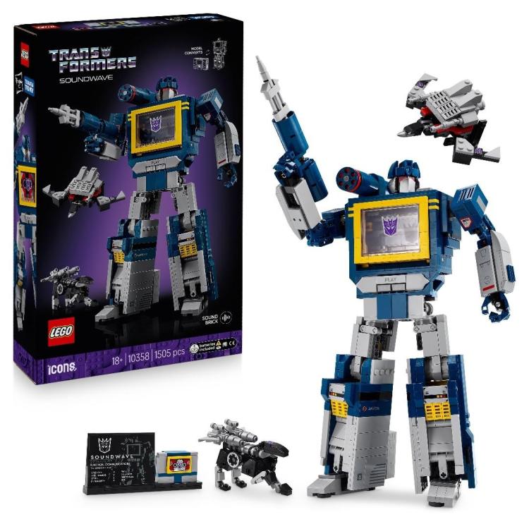 LEGO(R) ICONS 10358 Transformers: Soundwave