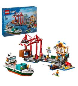LEGO(R) CITY 60422 Port ze statkiem towarowym