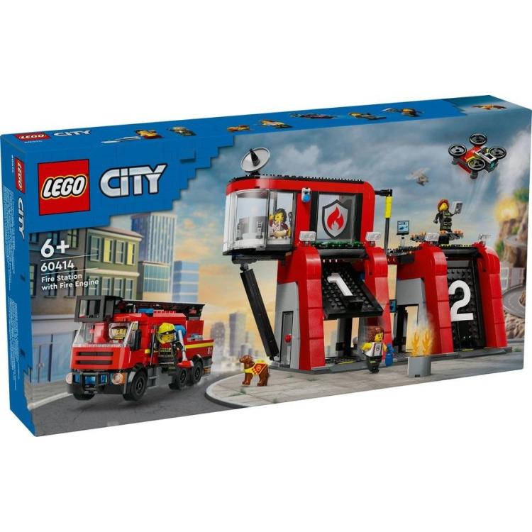 LEGO(R) CITY 60414 Remiza strażacka z wozem