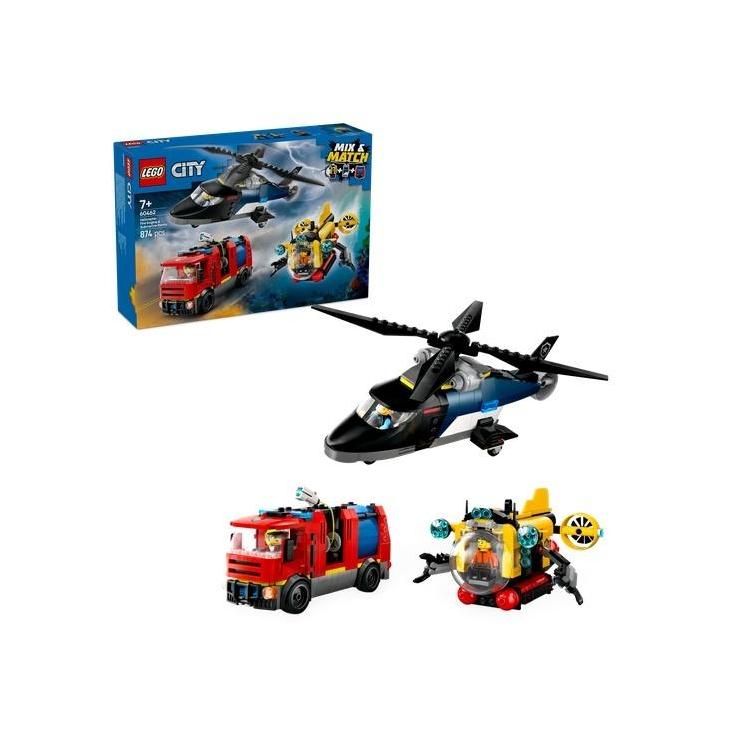 LEGO(R) CITY 60462 Zestaw z helikopterem, wozem ...