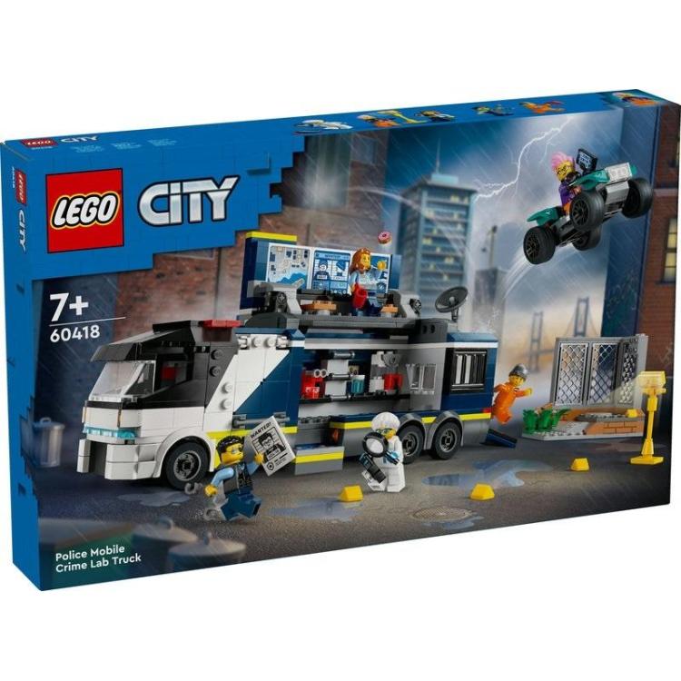 LEGO(R) CITY 60418 Policyjna ciężarówka z laborato..