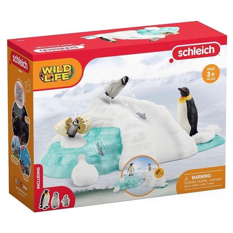 Zabawa rodziny pingwinów