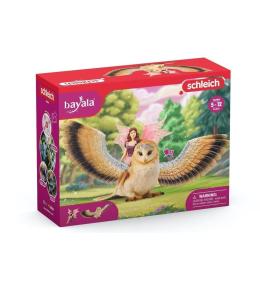 Wróżka lecąca na sowie