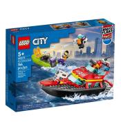 LEGO(R) CITY 60373 Łódź strażacka