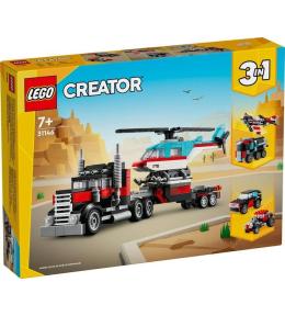 LEGO(R) CREATOR 31146 Ciężarówka z platformą i hel..