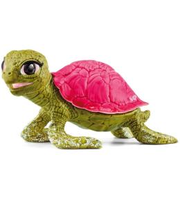 Różowy szafirowy żółw