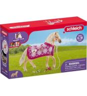 Andaluzyjski koń i zestaw do tworzenia mody