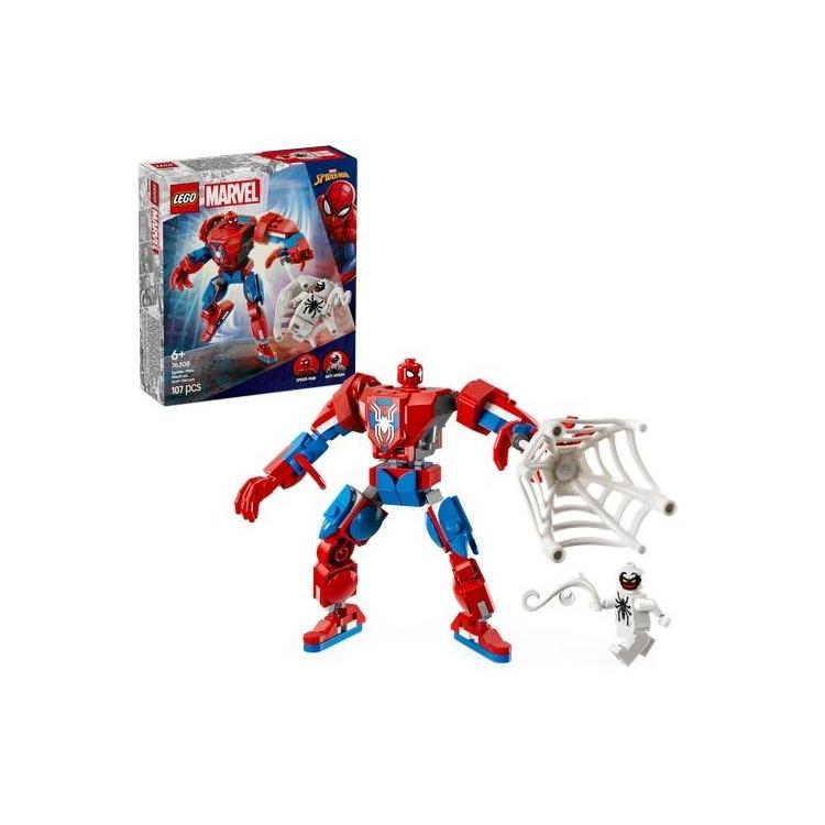 LEGO(R) SUPER HEROES 76308 Mech Spider-Mana kontra..