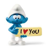 Smerf z napisem I Love You
