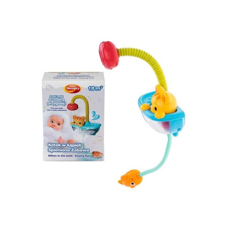 Kotek w kąpieli - spieniona zabawa