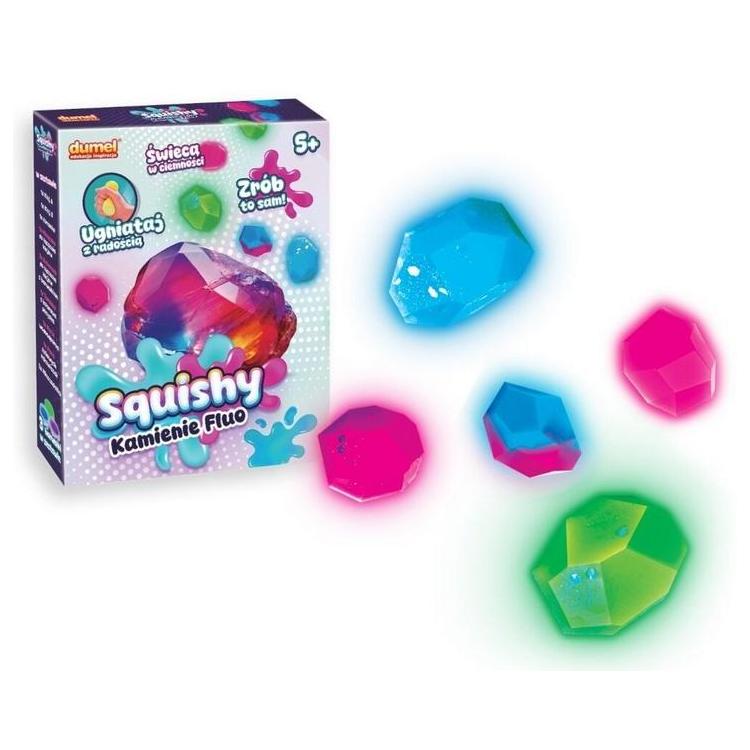 Squishy Kamienie Fluo