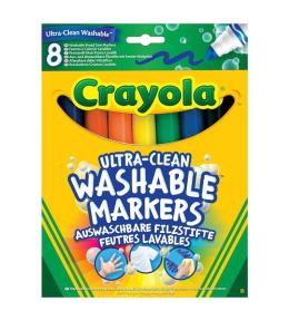 Flamastry zmywalne 8 kolorów CRAYOLA