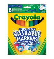 Flamastry zmywalne 8 kolorów CRAYOLA