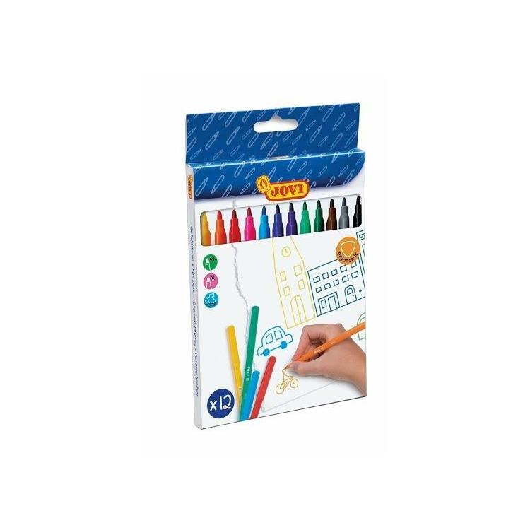 Mazaki dla dzieci 12 kolorów JOVI