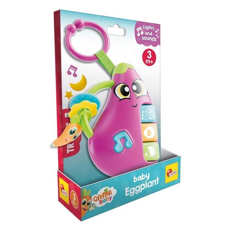 Grzechotka interaktywna Bakłażan