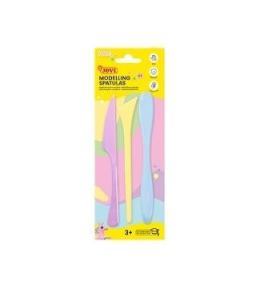 Szpatułki do modelowania 3szt pastelowe JOVI