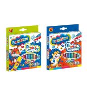 Flamastry brokatowe 12 kolorów BAMBINO