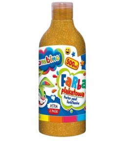 Farba plakatowa złota 500ml BAMBINO