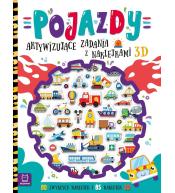 Pojazdy. Aktywizujące zadania z naklejkami 3D