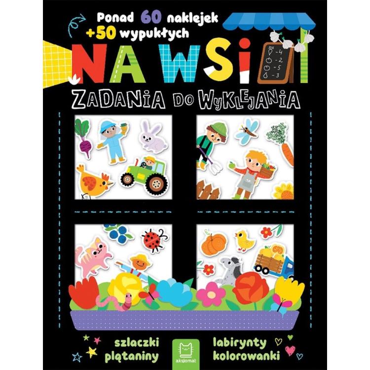 Na wsi. Zadania do wyklejania