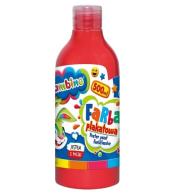 Farba plakatowa czerwona 500ml BAMBINO