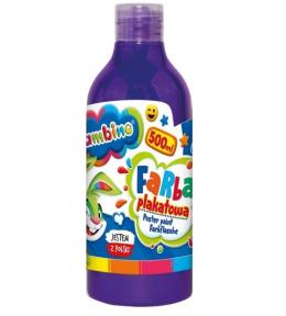 Farba plakatowa fioletowa 500ml BAMBINO