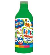 Farba plakatowa zielona 500ml BAMBINO