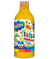 Farba plakatowa żółta 500ml BAMBINO