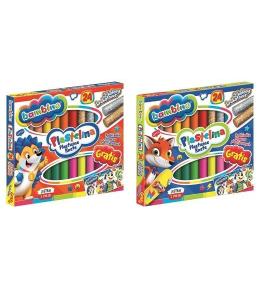 Plastelina 24 kolory BAMBINO