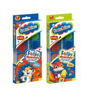 Farby akwarelowe 12 kolorów BAMBINO
